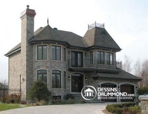 Plan Dessins Drummond #2835 - Maison de Prestige
