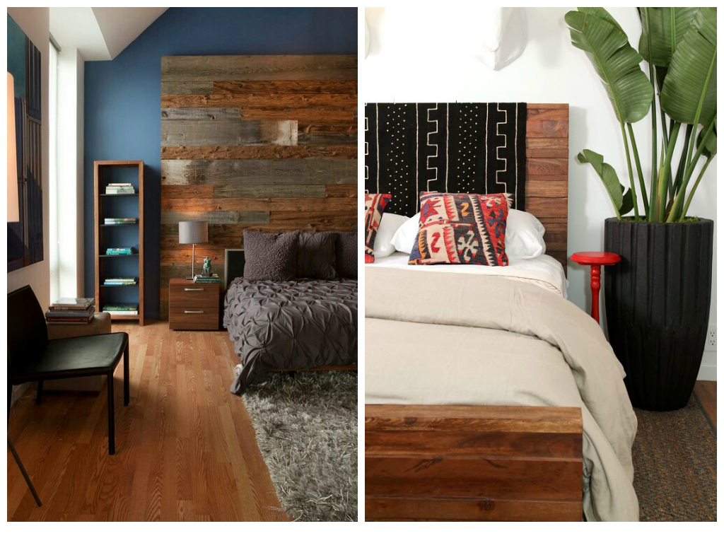 Idées et photos pour une chambre de style moderne rustique ...
