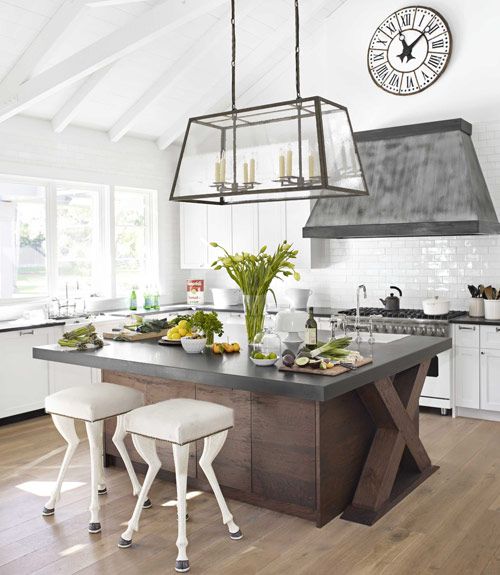 Idées de déco pour une cuisine de style moderne rustique blogue ... Ceramique decor cuisine
