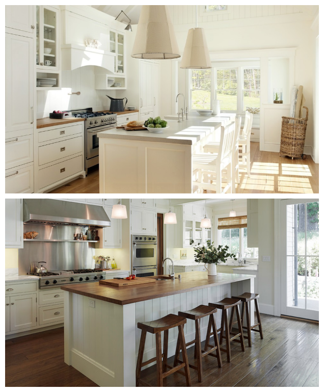 Idées de déco pour une cuisine de style moderne rustique blogue ... Décor Contemporaine cuisine
