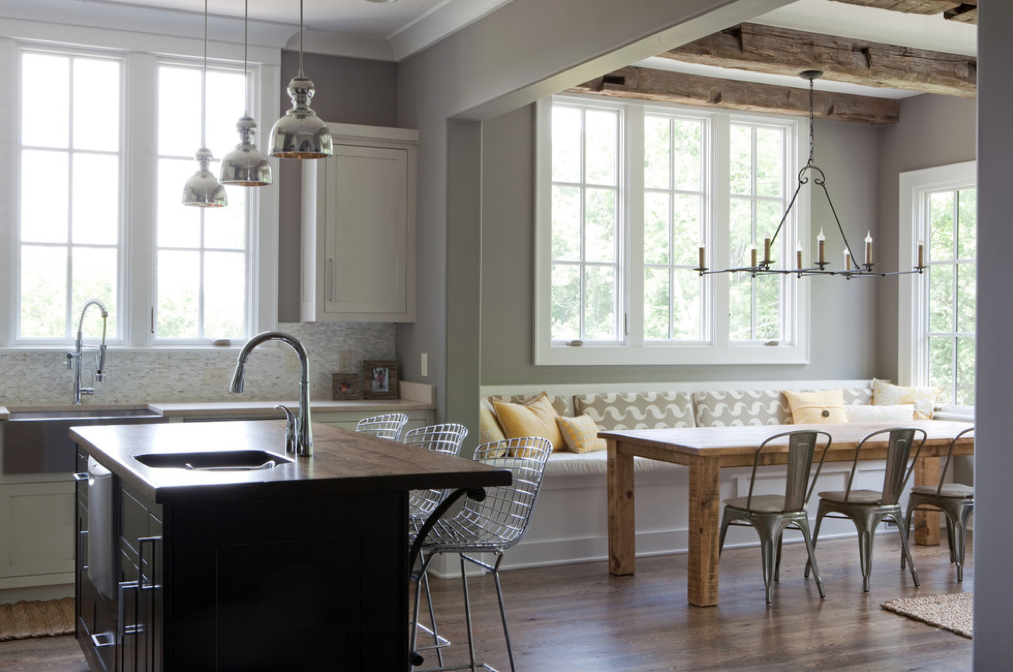 Idées pour l'aménagement d'une banquette Désign de Une Fabriquer table cuisine