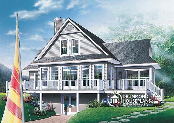 House Plan Of The Week Soak In The Scenery Drummond House Plans Blog