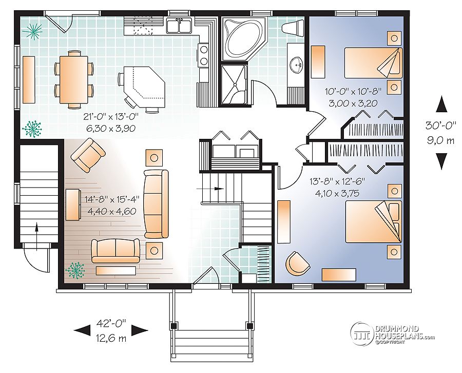 2 Bedroom House Plans With Daylight Basement Openbasement