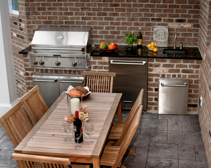 Cuisine extérieure : des idées pour rénover votre terrasse ! Décor Arrière cour