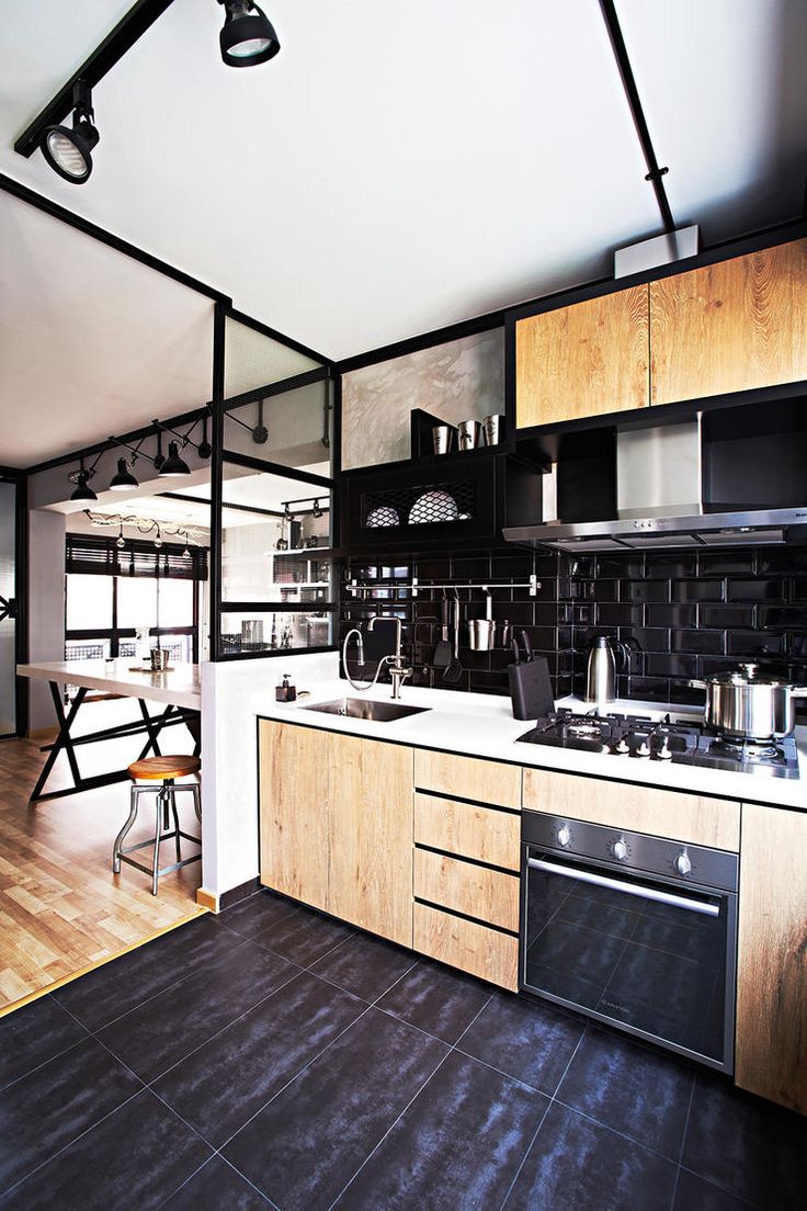 Cuisines en noir : 16 cuisines qui vont vous faire aimer le noir !