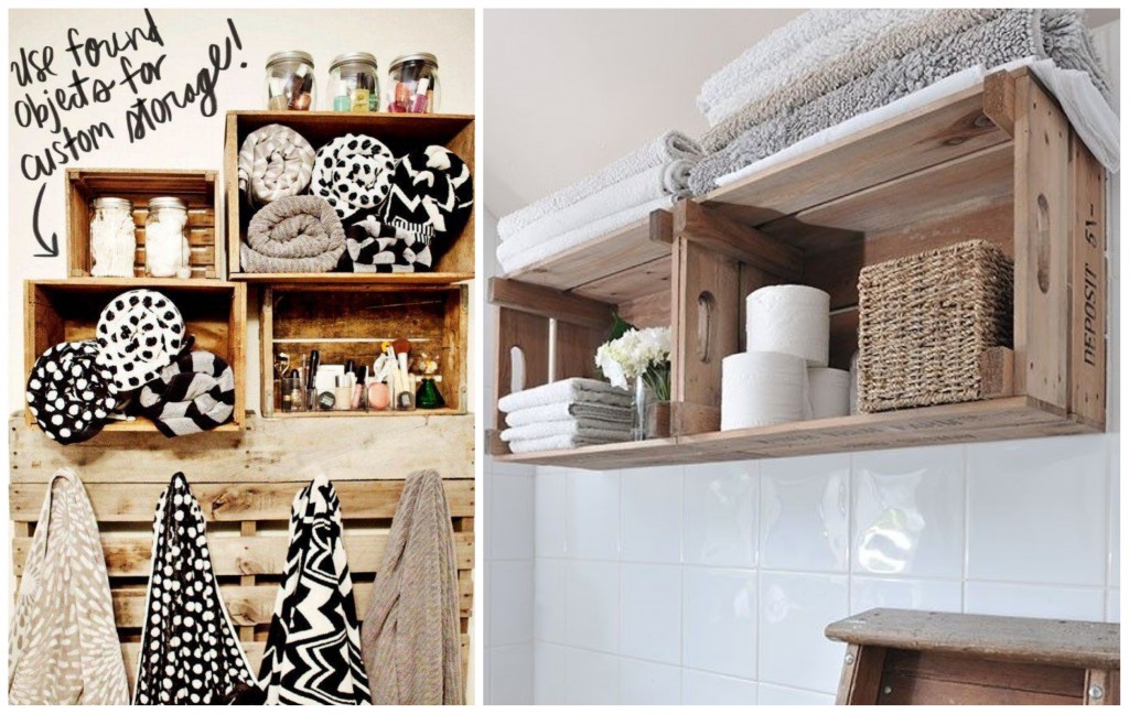 Small and simple storage ideas for your bathroom