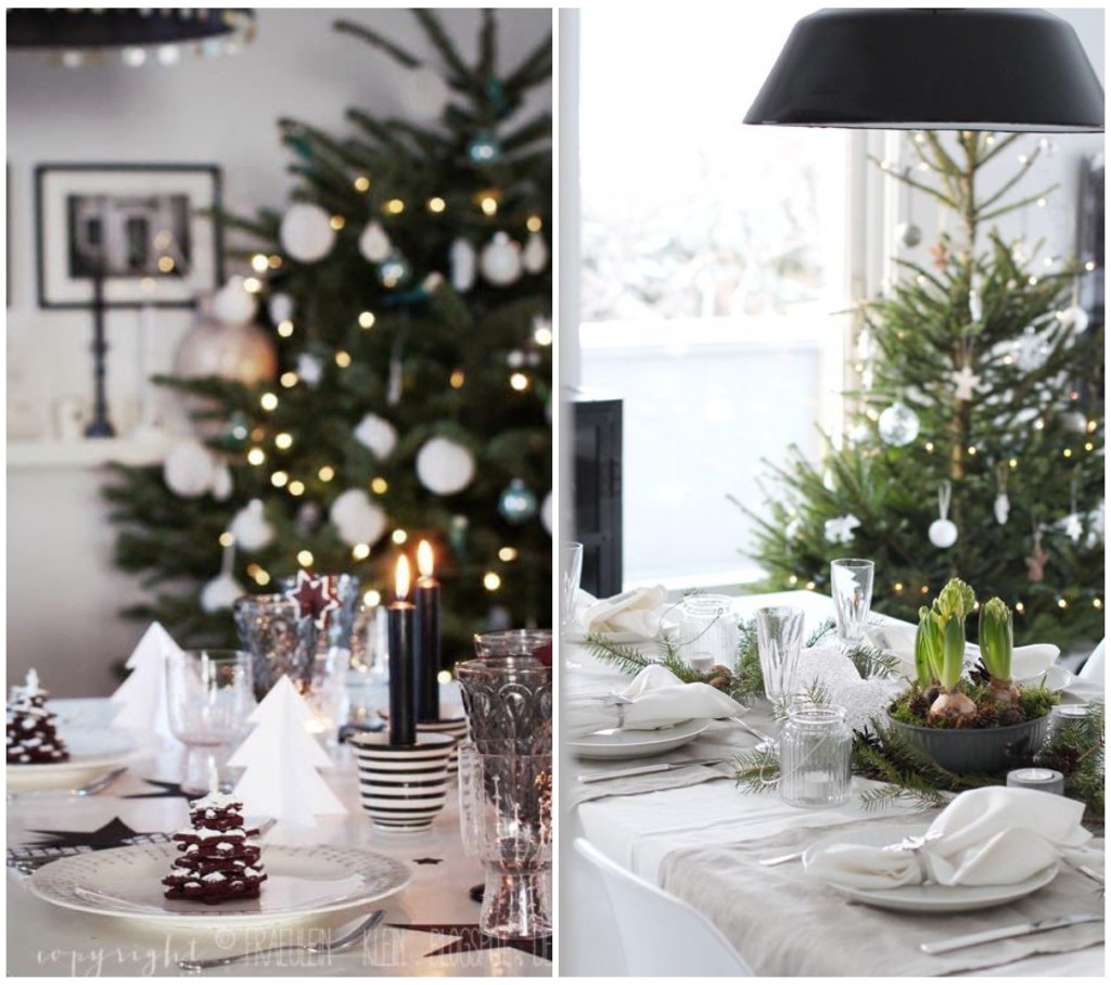 DIY christmas decoration for the dining table