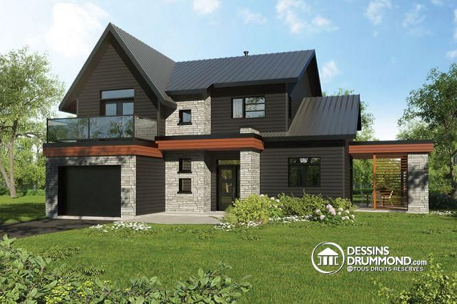 maison contemporaine verte maison avec panneau solaire maison avec poulailler