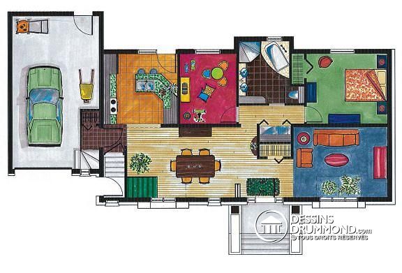Plan de rénovation no. 5155 réalisé par Dessins Drummond