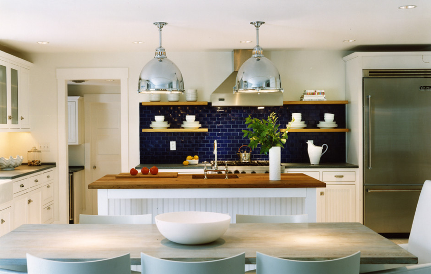 bleu cobalt pour la cuisine