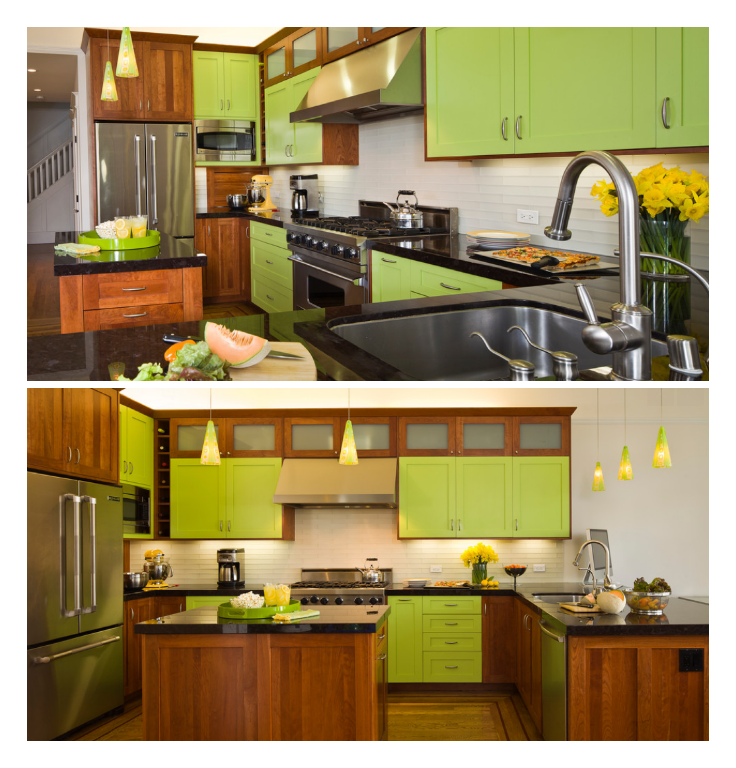 Bois & vert couleurs tendance 2015