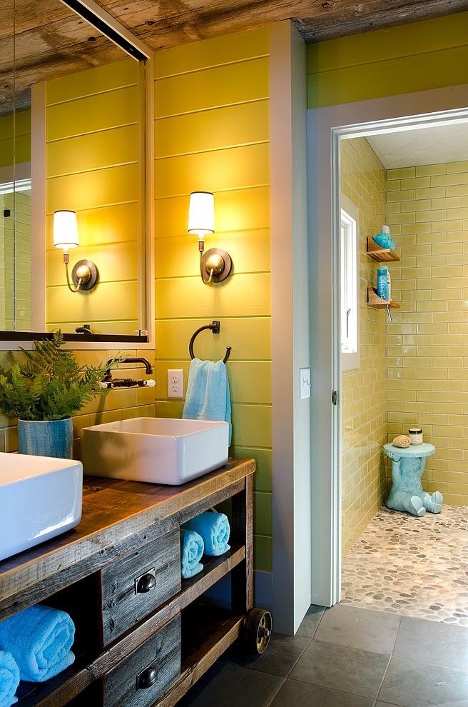 couleurs tendance 2015 pour la salle de bain