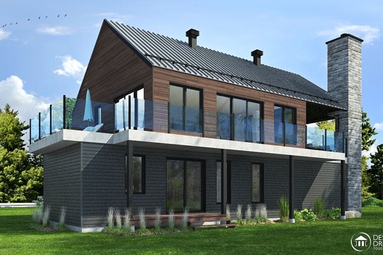 plan de maison scandinave no. 3891 de Dessins Drummond