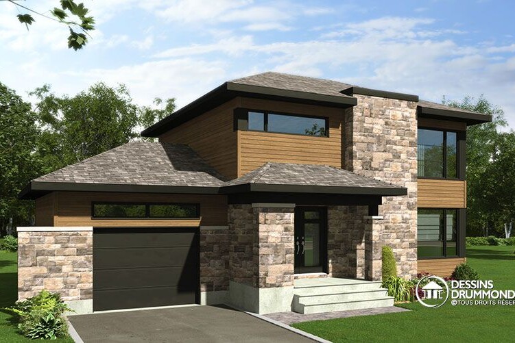 maison moderne 4 chambres