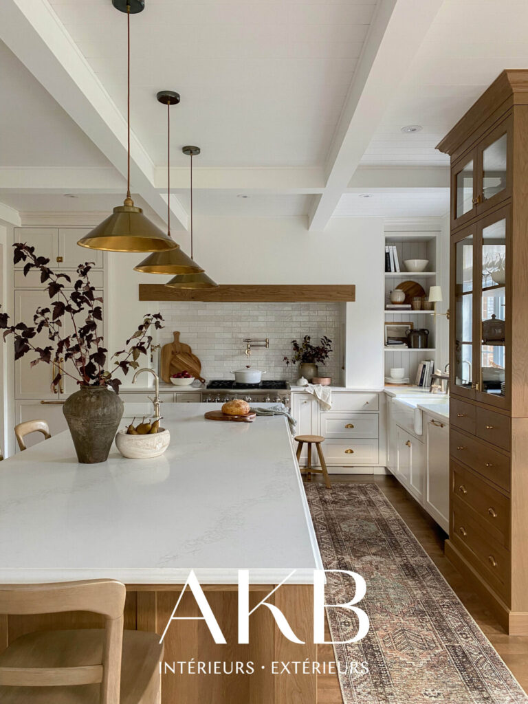 Superbe cuisine de style maison de ferme
