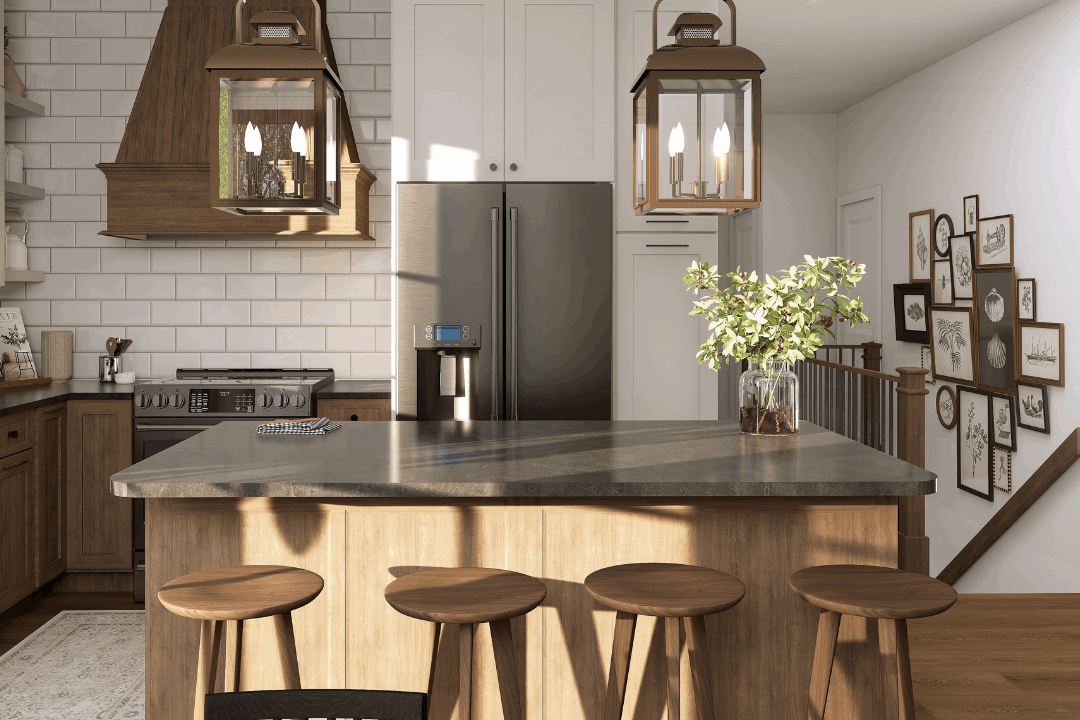Tendances cuisine Modèle plan de maison Merrain 3157