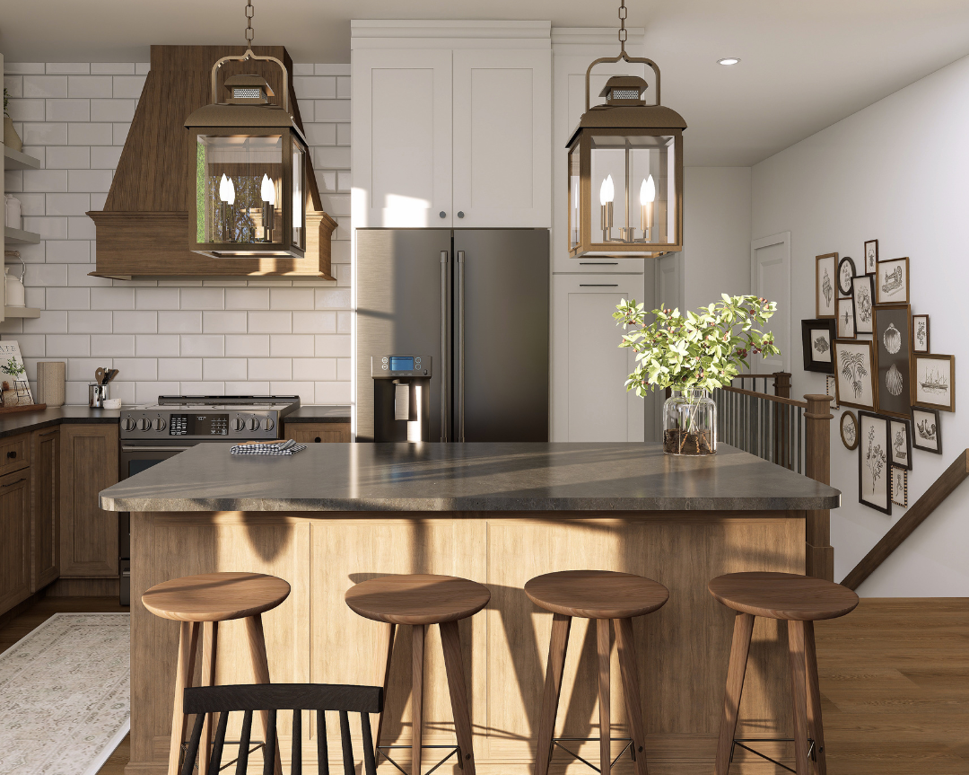 Tendances cuisine Modèle plan de maison Merrain 3157