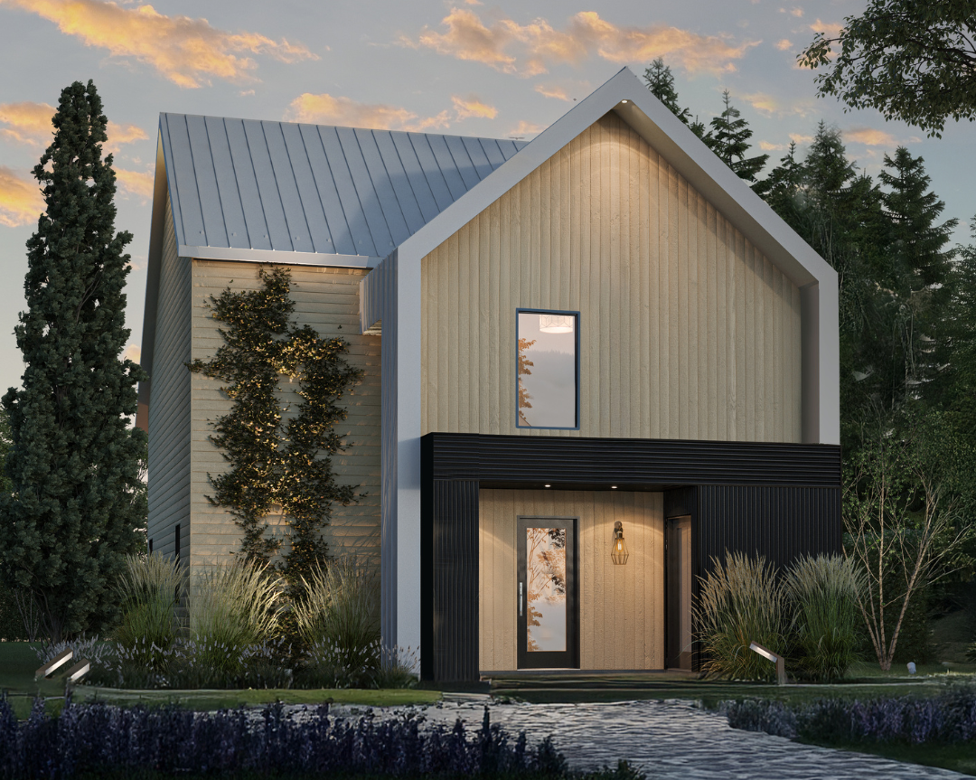 plan maison ecoresponsable moderne HAVRE 90117 Drummond