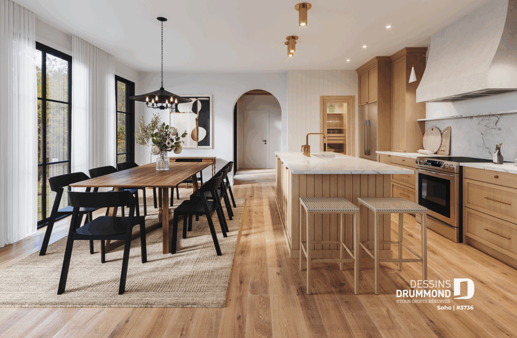 Plan maison Soho 3736 cuisine