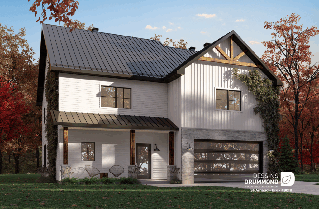 Plan de maison St-Arnaud 3 Eco 90111 écoresponsables