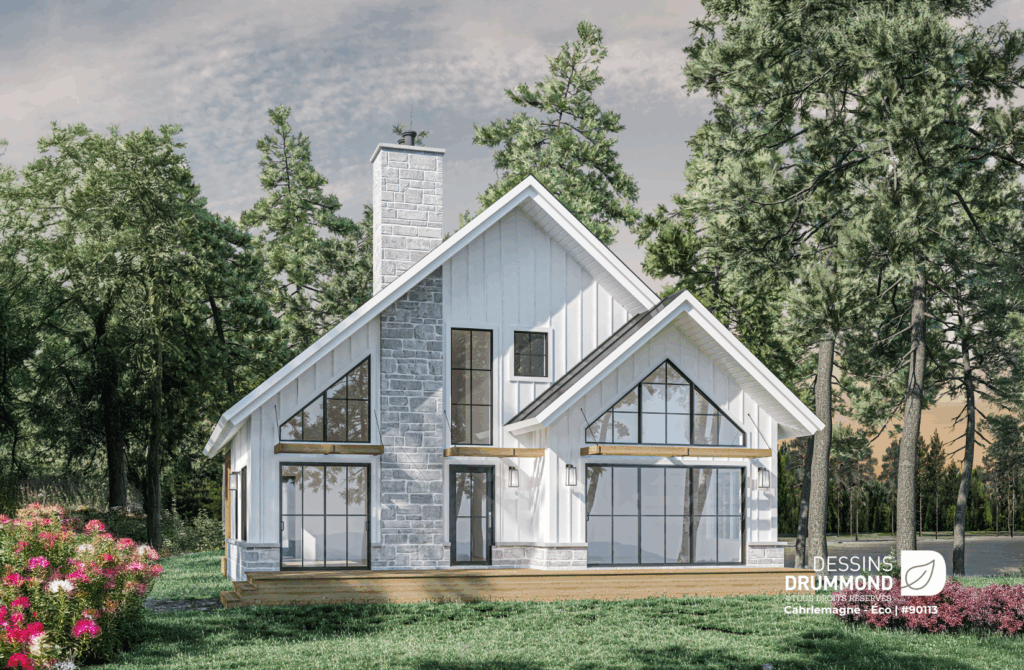 Plan de maison écorespônsable Charlemagne Eco 90113