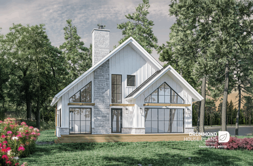 Eco-friendly house plan Touchstone 90113