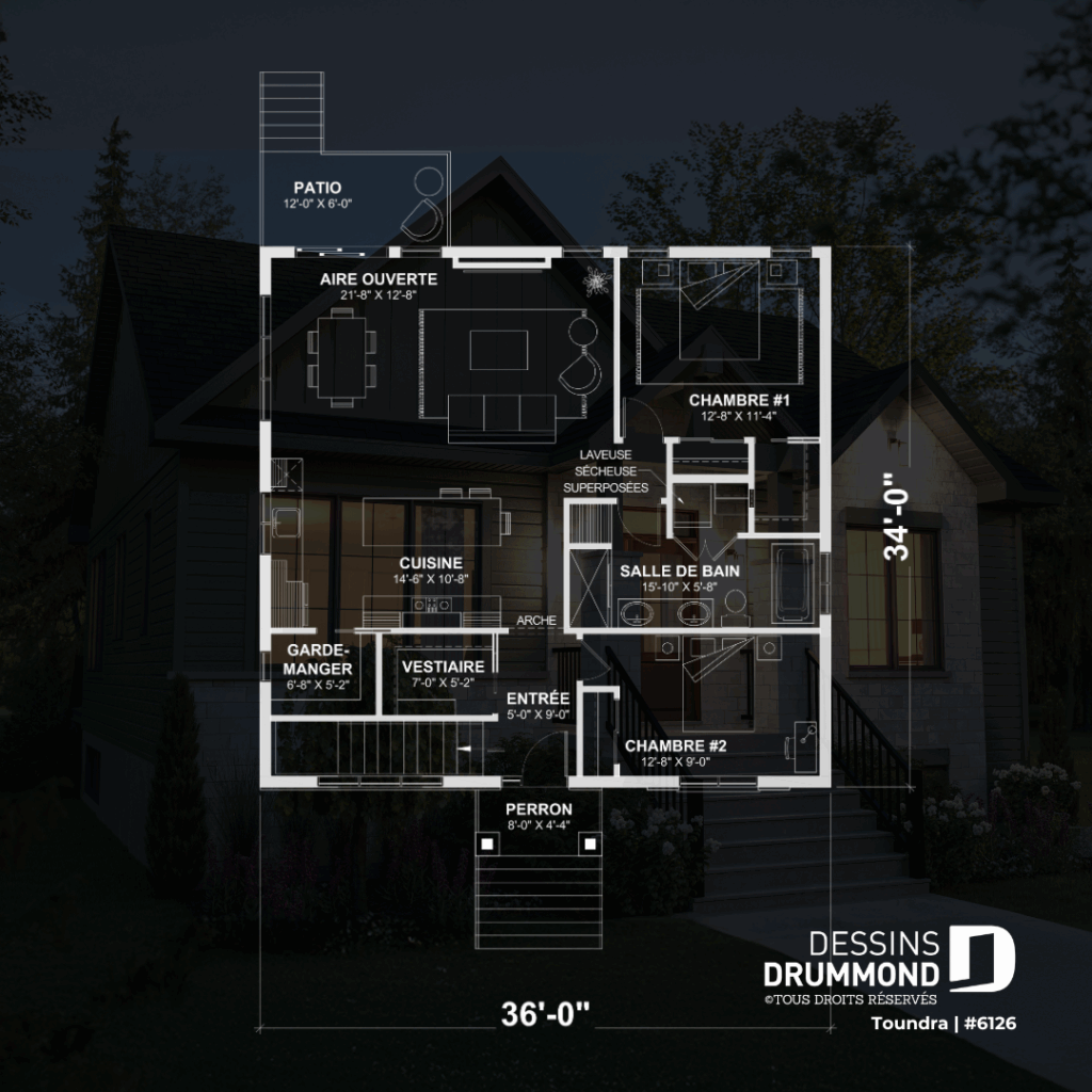 Plan de plancher 6126 Toundra