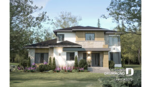 Plan de maison intergénérationnelle