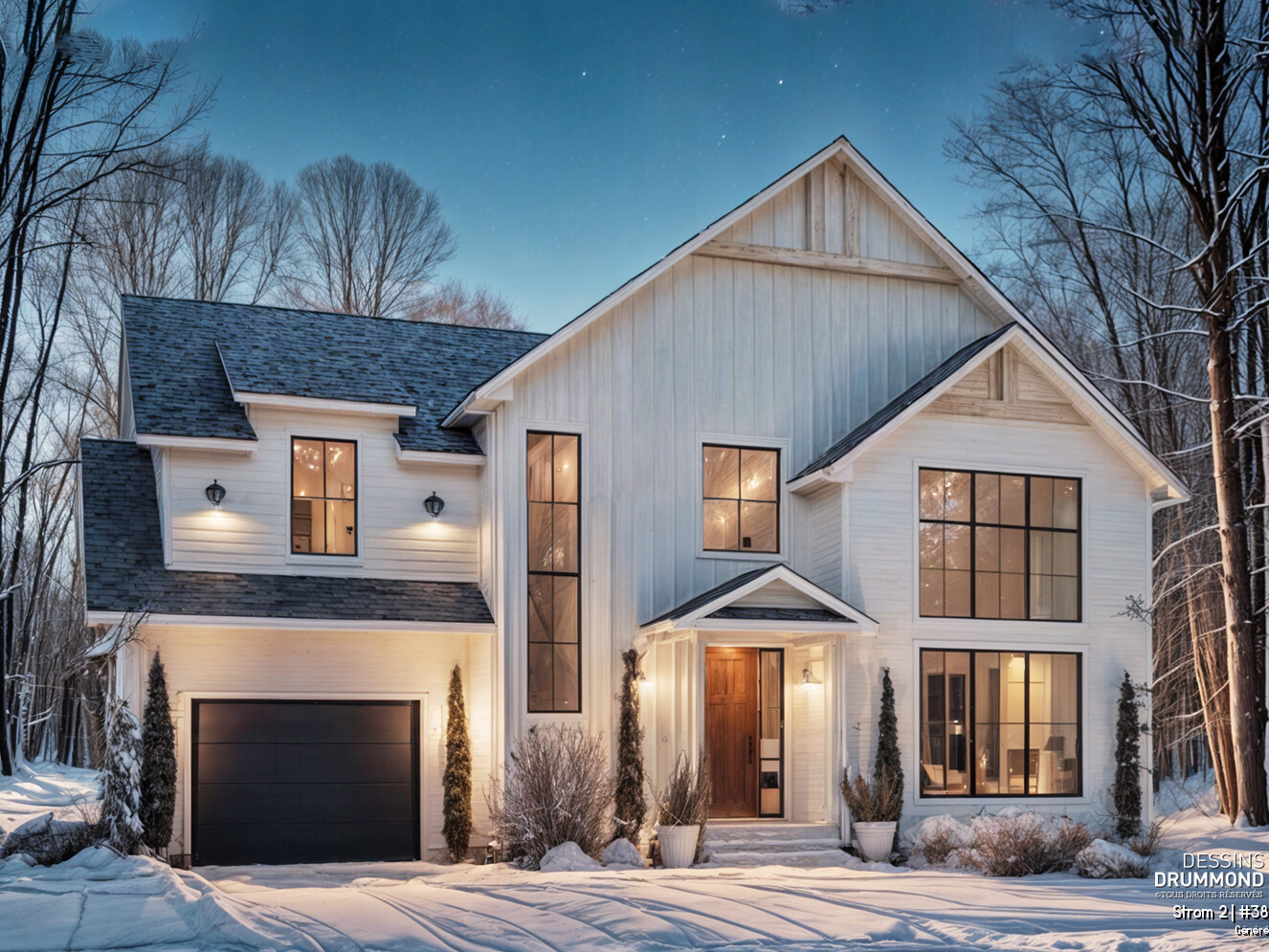 Modèle de maison Strom 2 par Dessins Drummond
