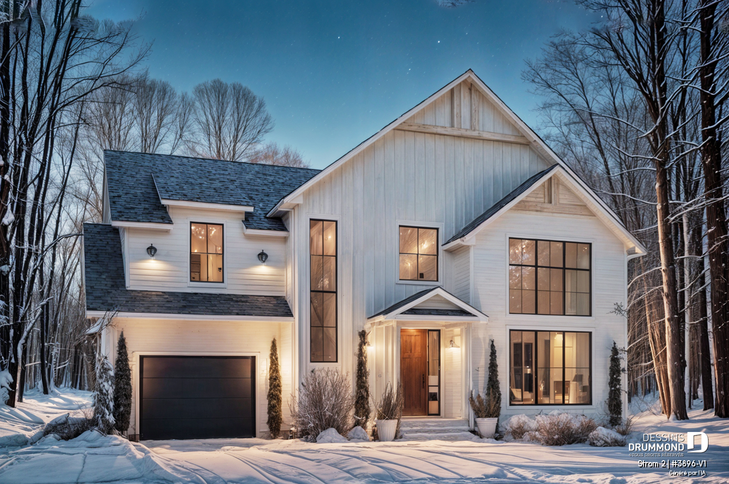 Modèle de maison Strom 2 par Dessins Drummond