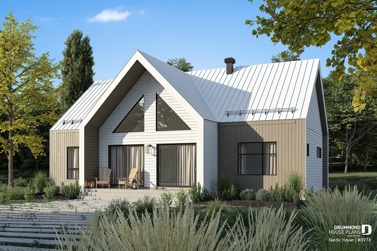 maison genre chalet de style scandinave