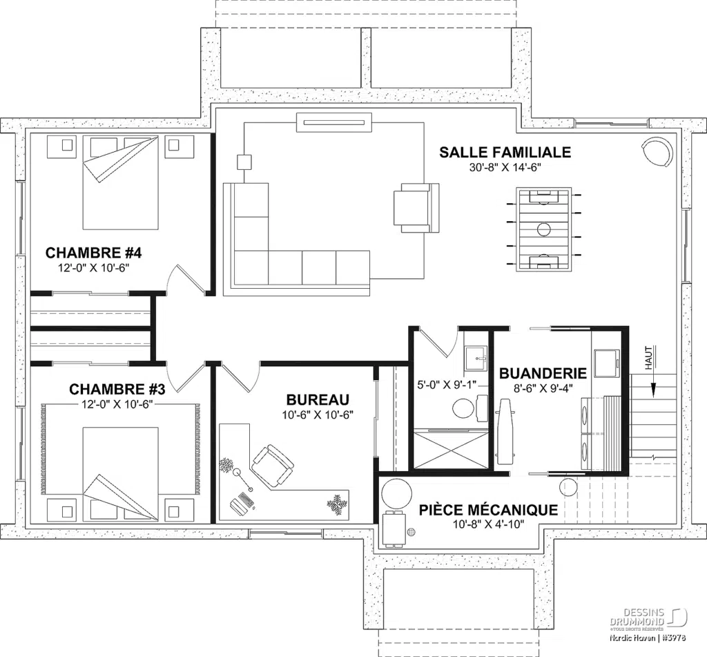 plan nordic haven de dessins drummond