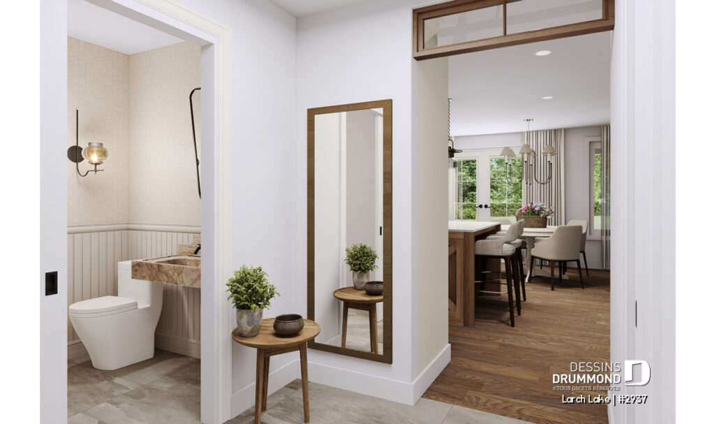 hall entrée maison champêtre