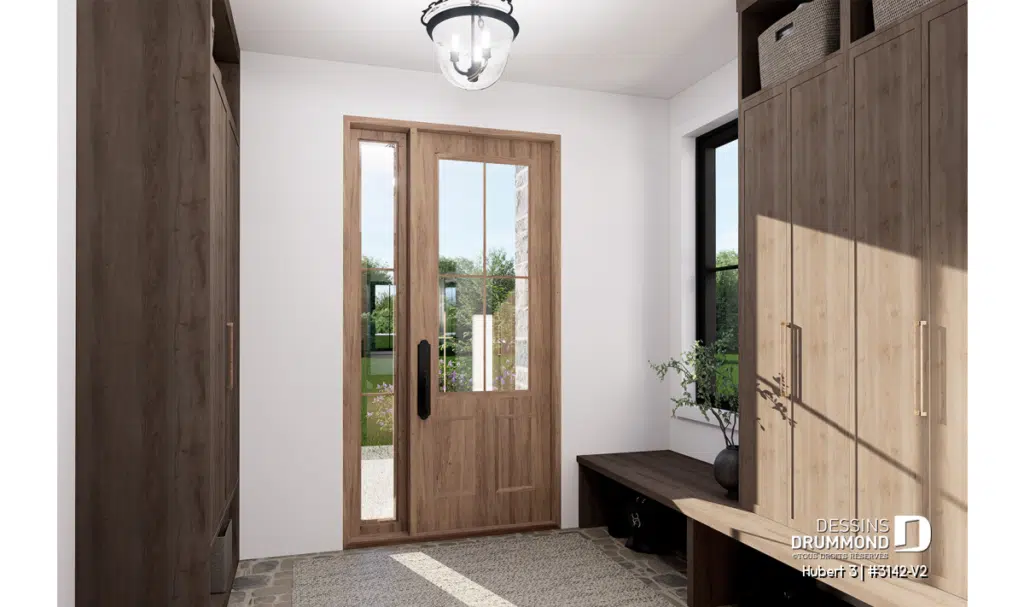 entrée principale avec garde-robe