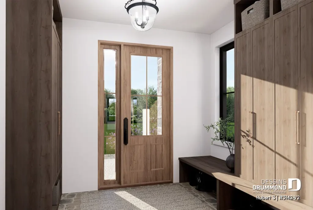 entrée principale avec garde-robe