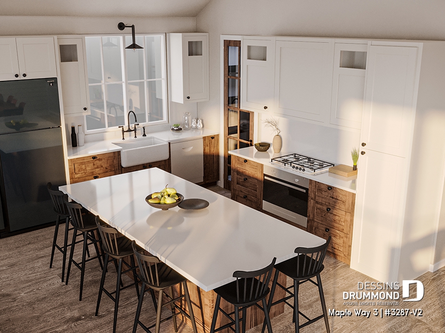 cuisine de style farmhouse