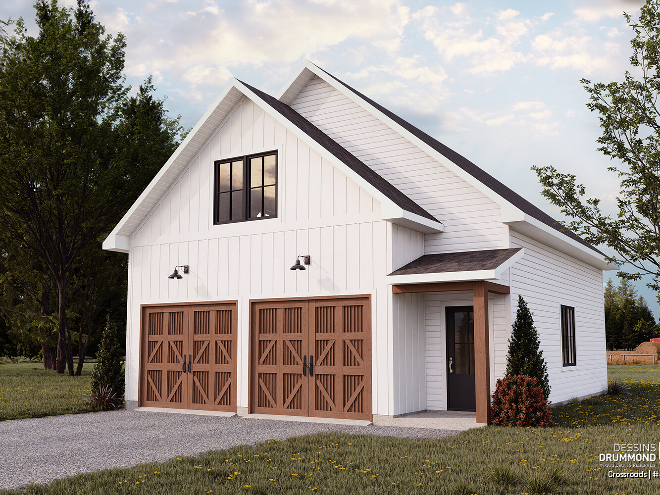 plan de garage double