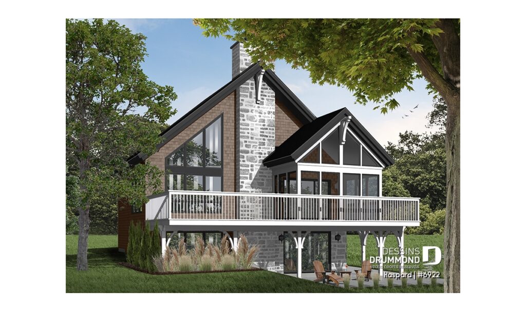 modèle de chalet avec rez-de-jardin