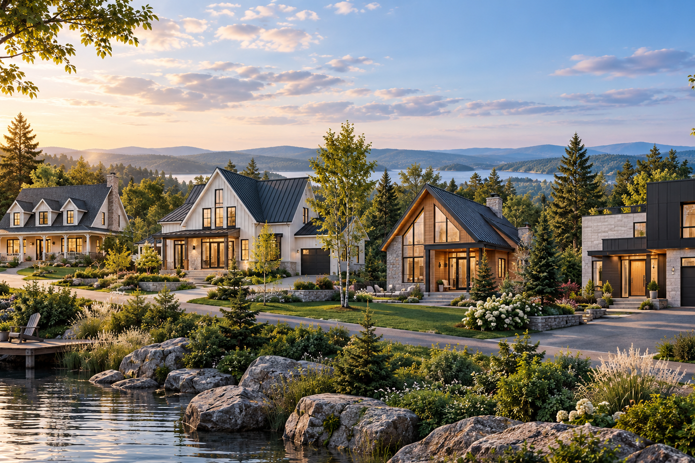 Différents styles de maisons au Québec, de la maison traditionnelle à la maison moderne