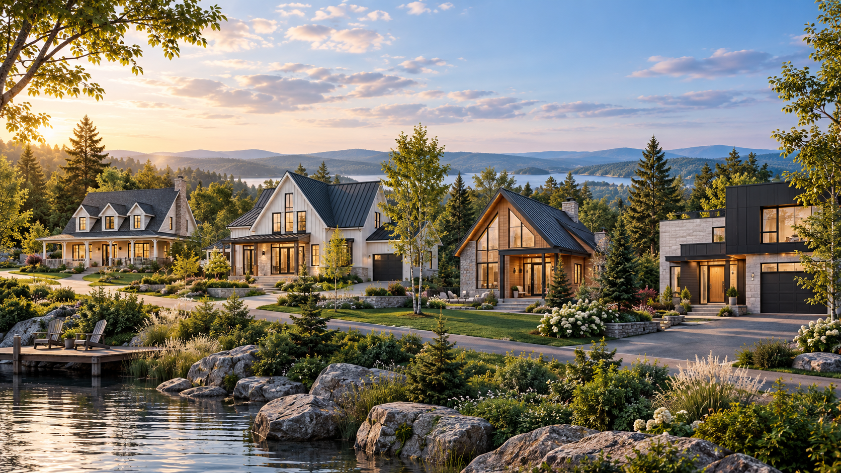 Différents styles de maisons au Québec, de la maison traditionnelle à la maison moderne